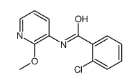 2-chloro-N-(2-methoxypyridin-3-yl)benzamide结构式