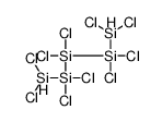 dichloro-bis[dichloro(dichlorosilyl)silyl]silane结构式