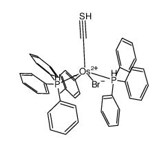OsBr(p-tolyl)(CS)(PPh3)2 Structure
