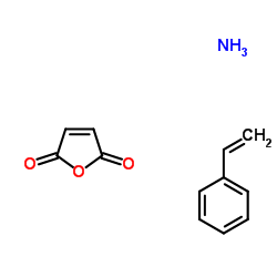 2,5-Furandione-styrene ammoniate (1:1:1) Structure