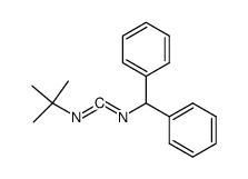 1-tert-butyl-3-(diphenylmethyl)carbodiimide结构式
