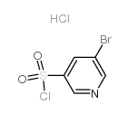 5-溴砒啶-3-磺酰氯盐酸盐结构式