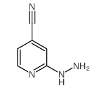 2-肼基吡啶-4-甲腈结构式