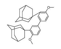 2,2'-Bis-(1-adaMantyl)-4,4'-diMethoxybiphenyl Structure
