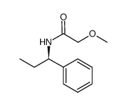 2-methoxy-N-[(1R)-1-phenylpropyl]acetamide Structure