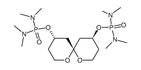 (4S,6S,10S)-(+)-1,7-dioxaspiro<5.5>undecane-4,10-diol bis-N,N,N',N',-tetramethylphosphorodiamidate Structure