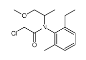 2-Chloro-N-(2-ethyl-6-methylphenyl)-N-(1-methoxy-2-propanyl)aceta mide Structure