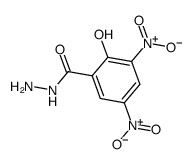 3,5-二硝基-2-羟基亚苯基肼结构式