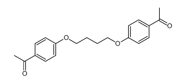 1,1'-((butane-1,4-diylbis(oxy))bis(4,1-phenylene))diethanone结构式