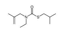 ethyl-methallyl-thiocarbamic acid S-isobutyl ester Structure