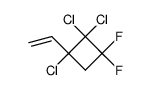 1,1-Difluor-2,2,3-trichlor-3-vinyl-cyclobutan结构式