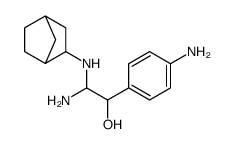 2-amino-1-(4-aminophenyl)-2-(norbornan-2-ylamino)ethanol structure