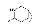 3-Azabicyclo[3.2.1]octane,2-methyl-(6CI) Structure