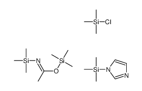 N,O-双(三甲硅基)乙酰胺 – 三甲基氯硅烷 – 1-(三甲基甲硅基)咪唑混合物结构式