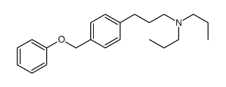 3-[4-(phenoxymethyl)phenyl]-N,N-dipropylpropan-1-amine Structure