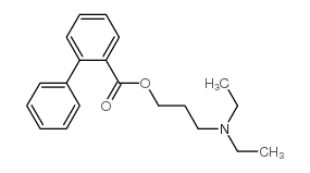 3-diethylamino-1-propanol 2-phenylbenzoate Structure