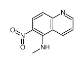 N-Methyl-6-nitro-5-quinolinamine Structure