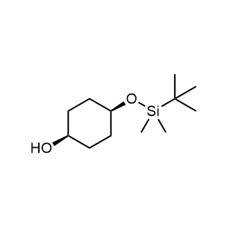cis-(1s,4s)-4-((Tert-butyldimethylsilyl)oxy)cyclohexan-1-ol Structure