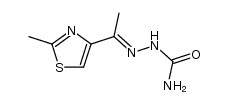 4-acetyl-2-methylthiazole semicarbazone结构式