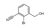 2-溴-3-(羟基甲基)苯甲腈结构式