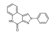 2-phenyl-5H-pyrazolo[3,4-c]quinolin-4-one结构式