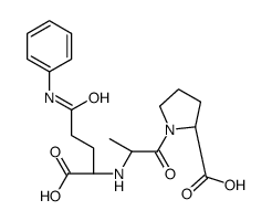N-(1-carboxy-3-carboxanilidopropyl)alanylproline结构式
