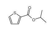 isopropyl 2-thiophenecarboxylate结构式