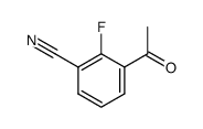 Benzonitrile, 3-acetyl-2-fluoro- (9CI)结构式