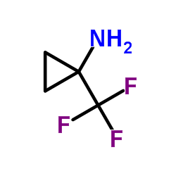 1-三氟甲基环丙胺盐酸盐结构式
