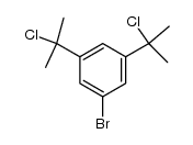 1-bromo-3,5-bis(1-chloro-1-methylethyl)benzene结构式