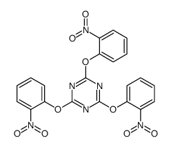 2,4,6-tris(2-nitrophenoxy)-1,3,5-triazine结构式
