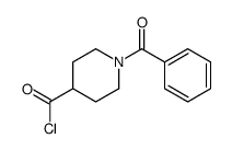 1-benzoylpiperidine-4-carbonyl chloride结构式