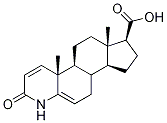 3-氧-4-氮杂-雄烷-1,5-二烯-17-羧酸结构式
