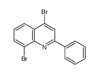 4,8-二溴-2-苯基喹啉结构式
