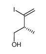 (R)-3-iodo-2-methylbut-3-en-1-ol Structure