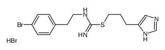 3-(1H-Imidazol-4-yl)propyl N-[2-(4-bromophenyl)ethyl]carbamimidot hioate hydrobromide (1:1)结构式
