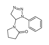 1-(3-phenyl-4,5-dihydrotriazol-4-yl)pyrrolidin-2-one结构式
