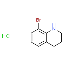 8-溴-1,2,3,4-四氢喹啉盐酸盐结构式