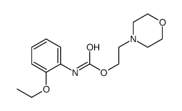 2-morpholin-4-ylethyl N-(2-ethoxyphenyl)carbamate Structure