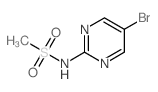 N-(5-溴嘧啶-2-基)甲烷磺酰胺结构式