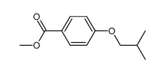 4-Isobutyloxy-benzoesaeure-methylester Structure