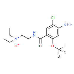 Metoclopramide-d3 N-Oxide Structure