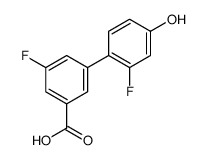 3-fluoro-5-(2-fluoro-4-hydroxyphenyl)benzoic acid结构式