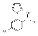 [4-甲基-2-(1H-吡唑-1-基)苯基] 硼酸图片