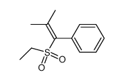 1-(ethylsulfonyl)-2-methyl-1-phenyl-1-propene结构式