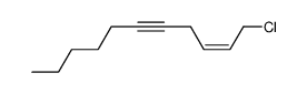 (Z)-1-chloroundec-2-en-5-yne结构式