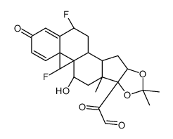 Fluocinolone Acetonide-21-aldehyde Structure