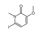 6-iodo-3-methoxy-1-methylpyridin-2(1H)-one结构式