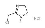 2-(Chloromethyl)-4,5-dihydro-1H-imidazole hydrochloride structure