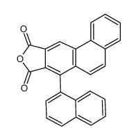 1-[1]naphthyl-phenanthrene-2,3-dicarboxylic acid-anhydride Structure
